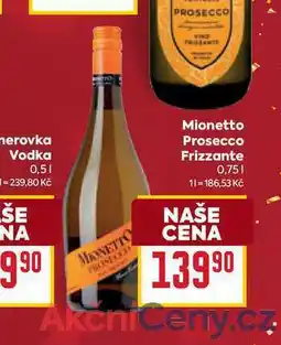 Billa Mionetto Prosecco Frizzante 0,75l nabídka