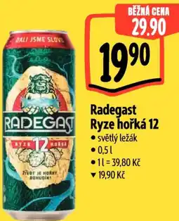 Albert Radegast Ryze hořká 12 nabídka