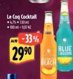 Albert Le Coq Cocktail nabídka