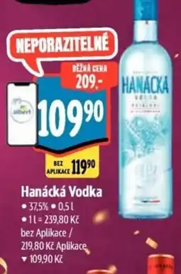 Albert Hanácká Vodka nabídka