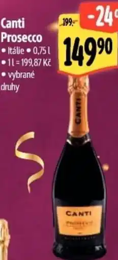 Albert Canti Prosecco nabídka