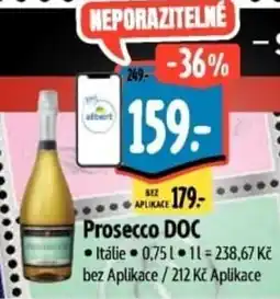 Albert Prosecco DOC nabídka