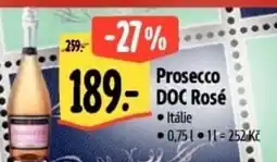 Albert Prosecco DOC Rosé nabídka
