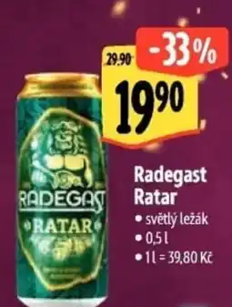 Albert Radegast Ratar nabídka