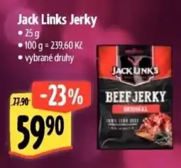 Albert Jack Links Jerky nabídka