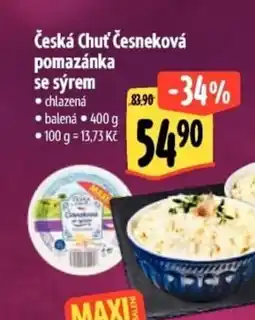 Albert Česká Chuť Česneková pomazánka se sýrem nabídka