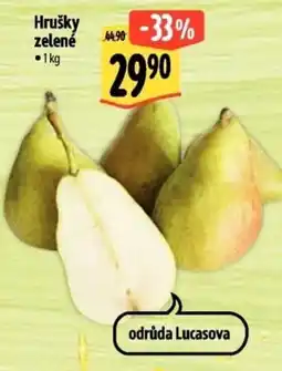 Albert Hrušky zelené nabídka
