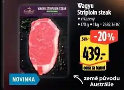 Albert Wagyu Striploin steak nabídka