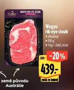 Albert Wagyu rib eye steak nabídka