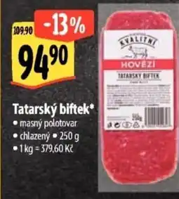 Albert Tatarský biftek nabídka