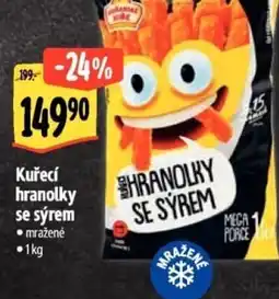 Albert Kuřecí hranolky se sýrem nabídka