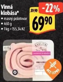 Albert Vinná klobása nabídka