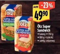 Albert Ölz Super Sandwich nabídka