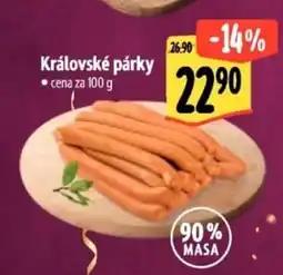 Albert Královské párky nabídka