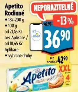 Albert Apetito Rodinné nabídka