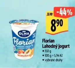 Albert Olma Florian Lahodný jogurt nabídka