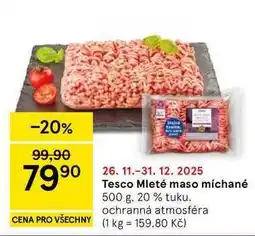 Tesco Tesco Mleté maso míchané, 500 g nabídka