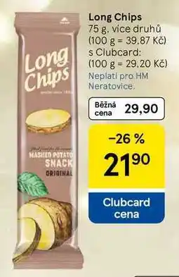 Tesco Long Chips, 75 g nabídka