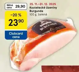 Tesco Kostelecké Uzeniny Burgunda, 100 g nabídka