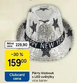 Tesco Párty klobouk s LED světýlky, více barev nabídka