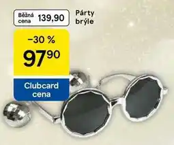 Tesco Párty brýle nabídka