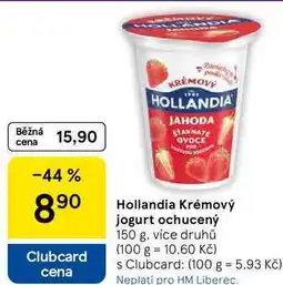 Tesco Hollandia Krémový jogurt ochucený, 150 g, více druhů nabídka