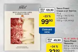 Tesco Tesco Finest Coppa a sýr Iberico, 90 g nabídka