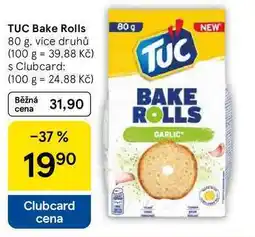 Tesco TUC Bake Rolls, 80 g, více druhů nabídka