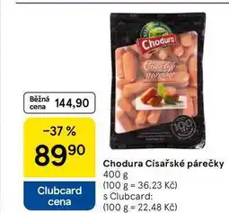 Tesco Chodura Císařské párečky, 400 g nabídka
