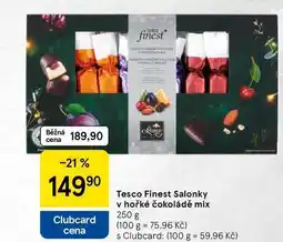 Tesco Tesco Finest Salonky v hořké čokoládě mix, 250 g nabídka