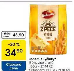 Tesco Bohemia Tyčinky, 160 g nabídka