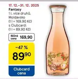 Tesco Fantasy, 1 l nabídka