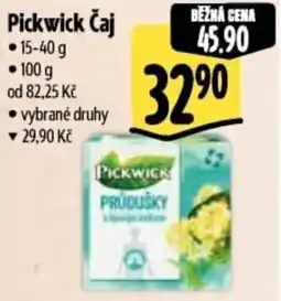 Albert Pickwick Čaj nabídka