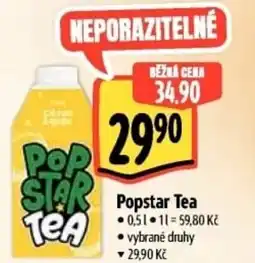 Albert Popstar Tea nabídka