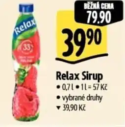 Albert Relax Sirup nabídka