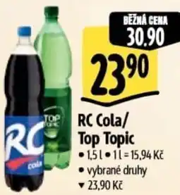Albert RC Cola/ Top Topic nabídka