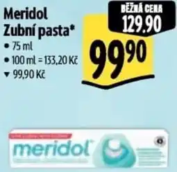 Albert Meridol Zubní pasta nabídka