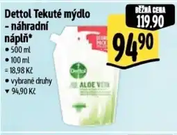 Albert Dettol Tekuté mýdlo - náhradní náplň nabídka