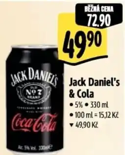 Albert Jack Daniel's & Cola nabídka