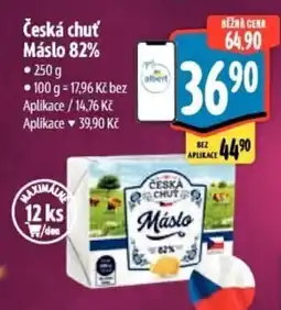 Albert Česká chuť Máslo 82% nabídka
