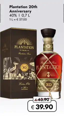 TRAVEL FREE Plantation 20th Anniversary 40% nabídka