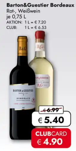 TRAVEL FREE Barton&Guestier Bordeaux Rot-, Weißwein nabídka