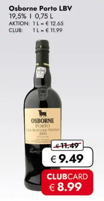 TRAVEL FREE Osborne Porto LBV 19.5% nabídka
