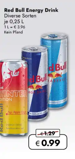 TRAVEL FREE Red Bull Energy Drink nabídka