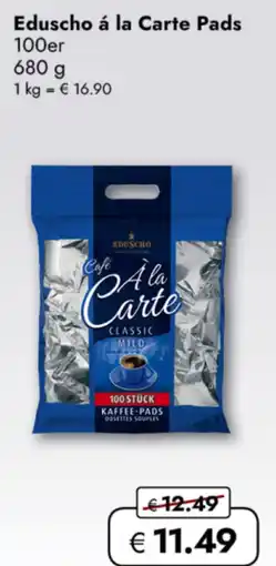 TRAVEL FREE Eduscho á la Carte Pads nabídka