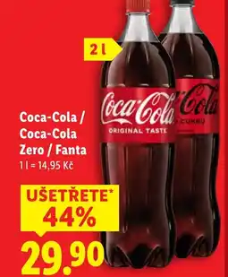 Lidl Coca-Cola / Coca-Cola Zero / Fanta nabídka