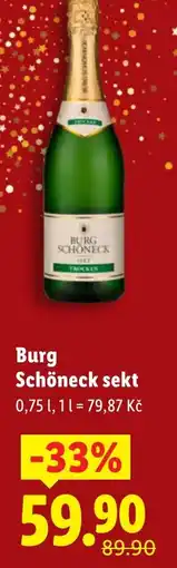 Lidl Burg Schöneck sekt nabídka