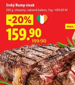 Lidl Irský Rump steak nabídka