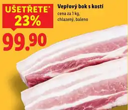 Lidl Vepřový bok s kostí nabídka