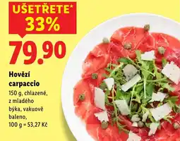 Lidl Hovězí carpaccio nabídka